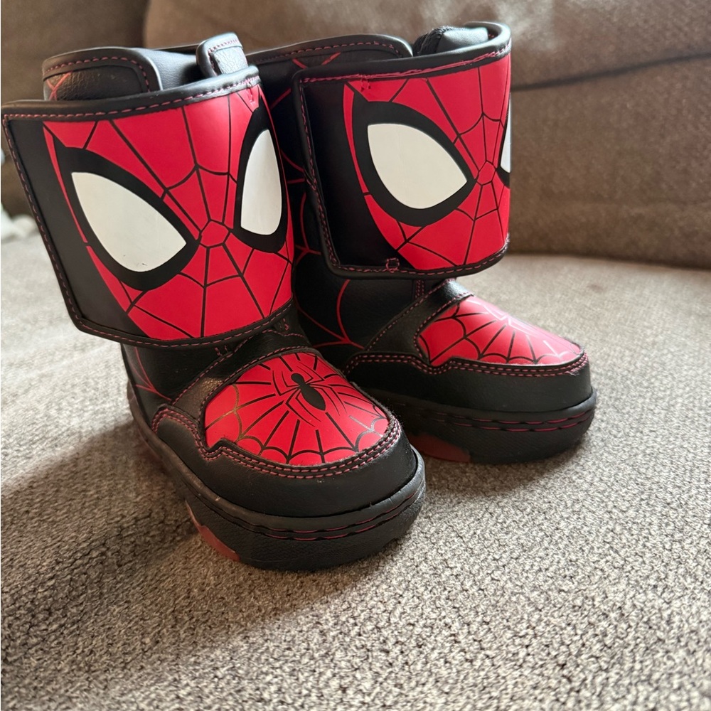 Marvel Spider-Man Red and Black Boots
